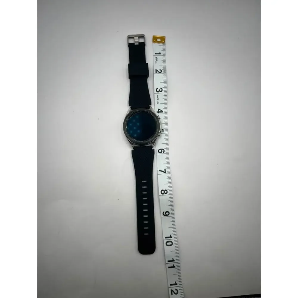 Samsung Galaxy Watch3 SM-R840 45mm 8GB Silver Dial Black Band Stainless steel